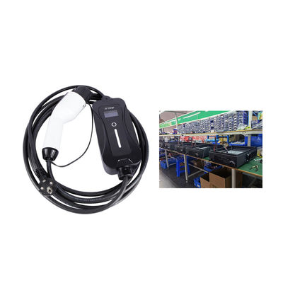 Pile de recharge de véhicule électrique EVSE portatif à l'extérieur 110V-250V