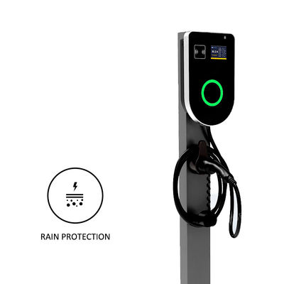 Chargeur de véhicule électrique résidentiel monté sur le mur, attaché à la chaîne, d'urgence, de 240 volts, 16A
