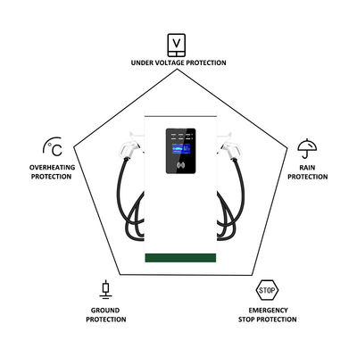 ODM CCS Outdoor Evse EV Chargeur rapide 60kw 120kw Charge en courant continu