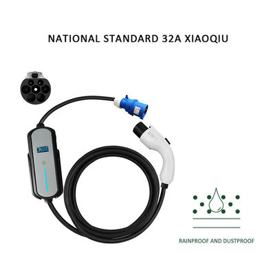 Chargeur à domicile EVSE de voiture 3 phases 100V-250V monté sur un poteau