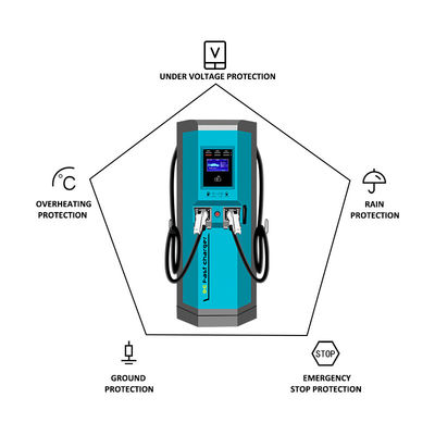 Une pile de recharge efficace de 8,8 kg de GW - chargeur de véhicules électriques certifié EVSE IP 55/1k10